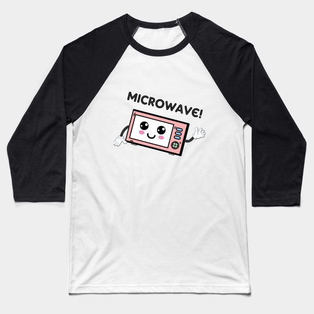 Microwave Baseball T-Shirt by marisaj4488